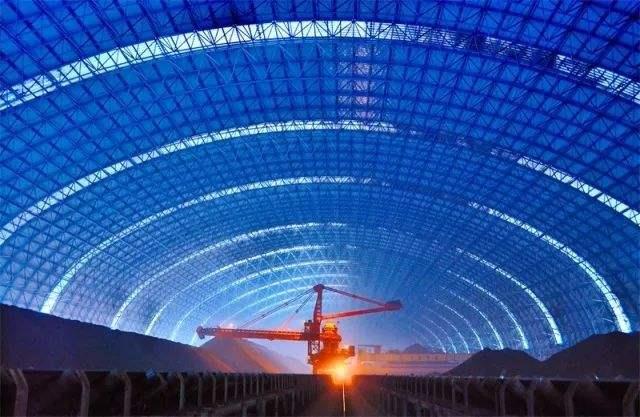 仙桃亿优钢构工程师为您解析原料场封闭技术的特点和类型